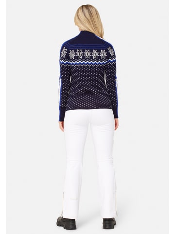 Krimson Klover Pullover Snowhut Zip Neck in navy
