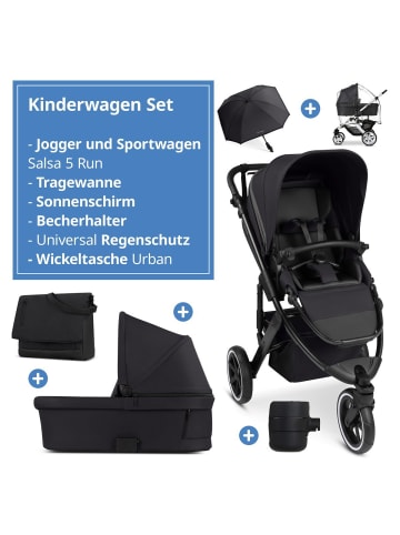 ABC-Design Kombi-Kinderwagen Salsa 5 Run in schwarz