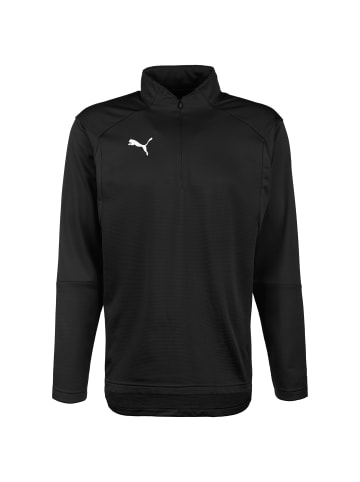 Puma Longsleeve LIGA Training 1/4 Zip in schwarz / weiß