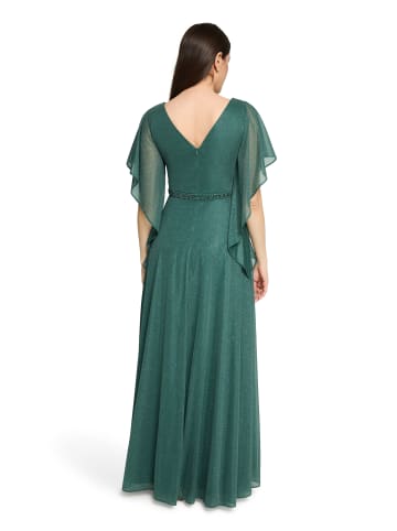 Vera Mont Abendkleid im Glitzer-Look in Green/Grey