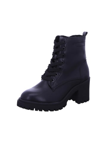 Tom Tailor Schnürstiefelette in schwarz