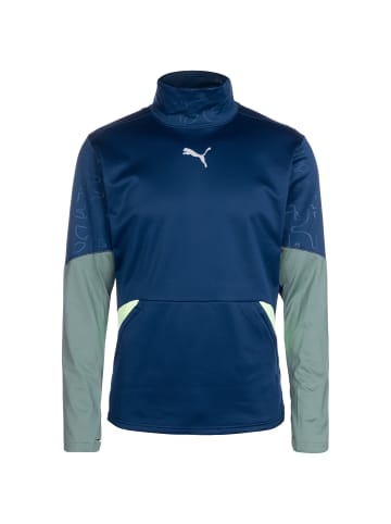 Puma Trainingstop Individual Winterized in blau / grün