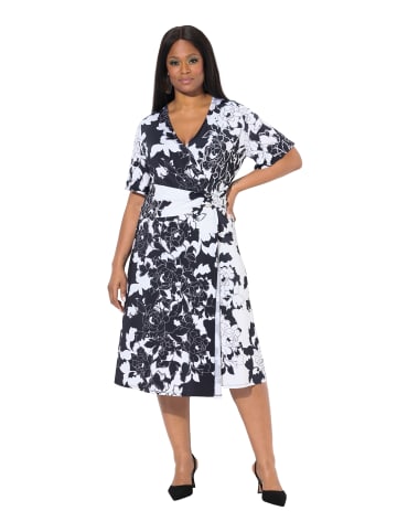 Ulla Popken Midikleid in schwarz