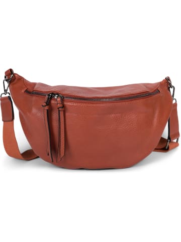 styleBREAKER Crossbody Schultertasche in Cognac