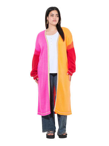 Angel of Style Strickjacke in neon orange