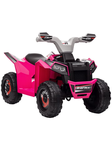 HOMCOM Elektroauto für Kinder in Rosa 70L x 41,5B x 48,5H cm