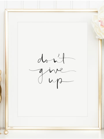 Tales by Jen Poster / Kunstdruck "Don't give up" I Ohne Rahmen