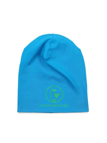 SCHIETWETTER Beanie für Kids mit Print Möwe in azuro/green