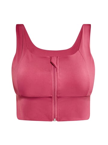 IZIA Damen Crop-Top in Dunkelrosa