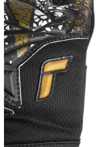 Reusch Torwarthandschuh Attrakt Silver NC Finger Support in 7740 black/gold/white/black