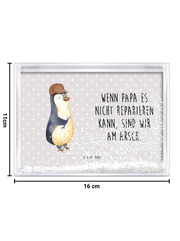 Mr. & Mrs. Panda Schneerahmen Wenn Papa es nicht reparieren kann... in Grau Pastell