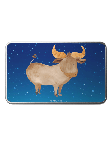 Mr. & Mrs. Panda Aufbewahrungsbox Sternzeichen Stier ohne Spruch in Sternenhimmel Blau