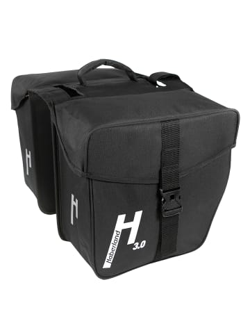 Haberland Doppeltasche Basic M 3.0 in schwarz