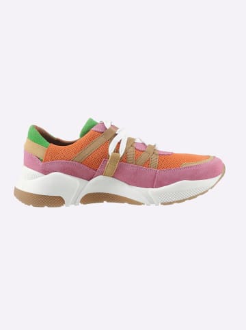 Heine Sneaker in orange-bunt