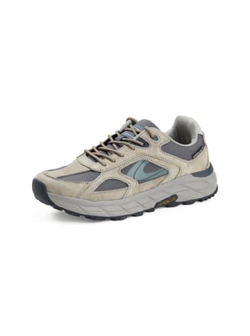 Camel Active Sneaker aus Nubukleder in Stein-Blau