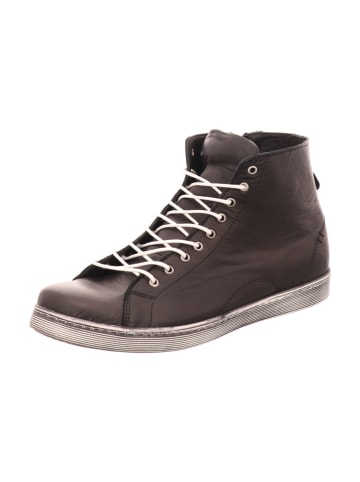 Esgano Damenschnürrstiefel kalt flach  in  Schwarz