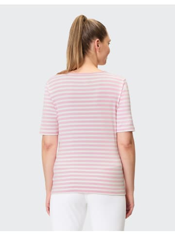 Joy Sportswear T-Shirt ALLISON in pink rose stripes