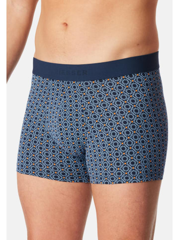 Schiesser Retro Short / Pant 95/5 Organic Cotton in Schwarz / blau