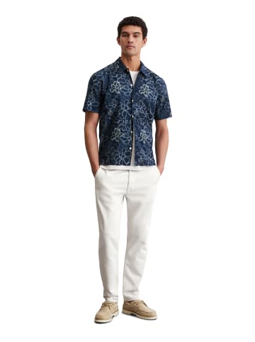 Marc O'Polo Hemd regular in multi/dark navy