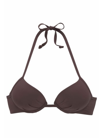 S. Oliver Push-Up-Bikini-Top in braun