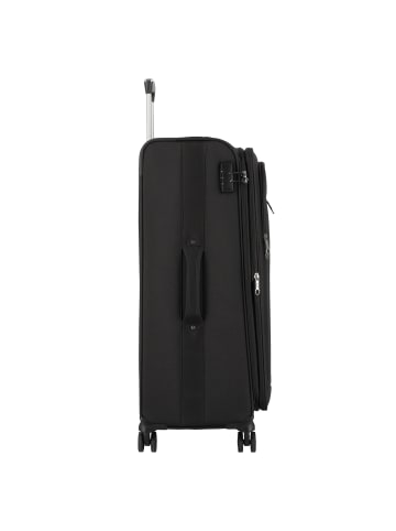 D&N Travel Line 6874 4-Rollen Trolley 76 cm schwarz