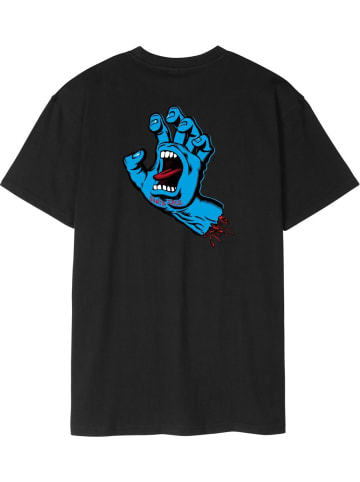 Santa Cruz T-Shirt "Screaming Hand Chest" in Schwarz