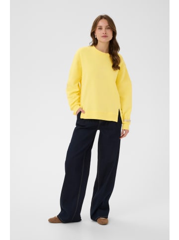 CULTURE Sweatshirt CUangela Oversize fit in Lemon Meringue