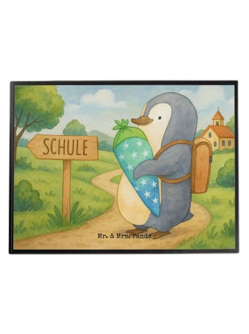 Mr. & Mrs. Panda Schreibunterlage Pinguin Schultüte Design ohne ... in Weiß