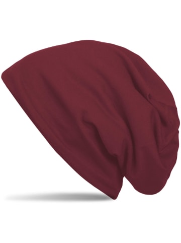 styleBREAKER Beanie Mütze in Bordeaux-Rot