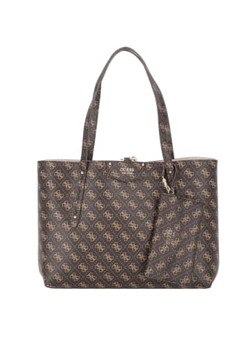 Guess Eco Brenton Shopper Tasche 36 cm in brown logo