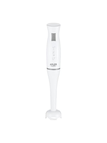Adler Europe AD 4622 Stabmixer 300 W - ergonomischer Griff, Edelstahlklinge - Weiß in Weiß