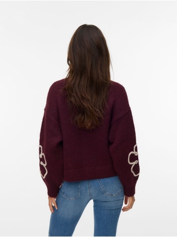Vero Moda Strickpullover in Winetasting