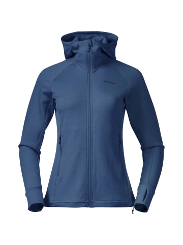 Bergans ULSTEINWOOL HOODW JACKET in Blau