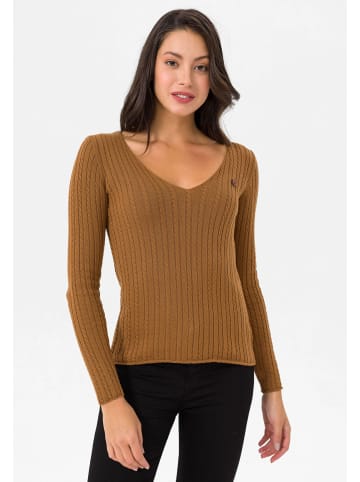 JIMMY SANDERS Pullover in Camel