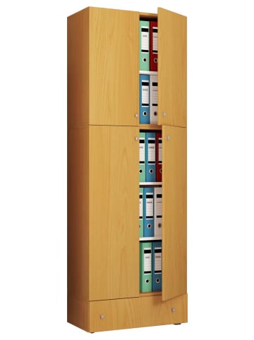 ebuy24 Büroschrank LonaXXL 7 Buche 70 x 39 cm