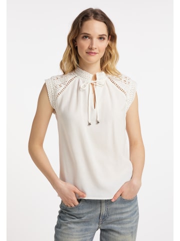 DreiMaster Damen Blusenshirt in Wollweiss