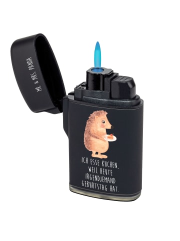 Mr. & Mrs. Panda sturmfeuerzeug Igel Kuchenstück mit Spruch in Schwarz