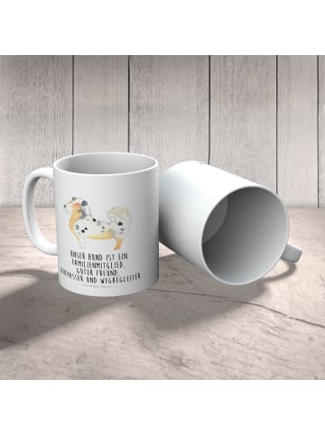 Mr. & Mrs. Panda Tasse Hund Australien Shepherd mit Spruch in Weiß