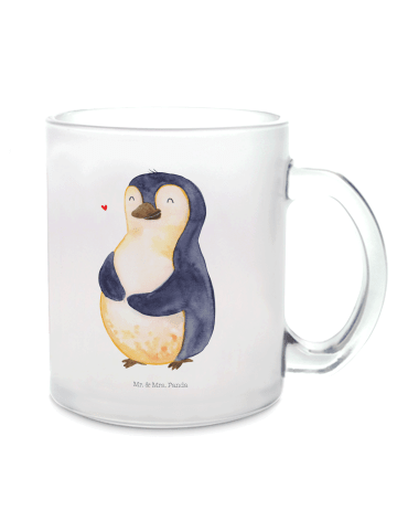 Mr. & Mrs. Panda Teeglas Pinguin Diät ohne Spruch in Transparent