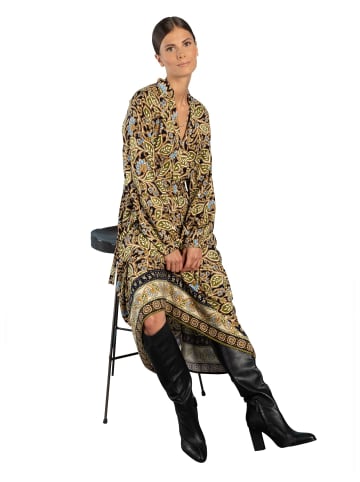 More & More Maxikleid in ornamental flower print with bordure