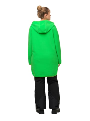 Ulla Popken Sweatshirt in neon grasgrün