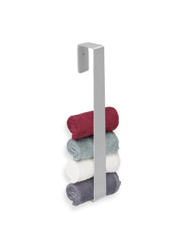 relaxdays 2 x Handtuchhalter in Silber - (B)45 cm