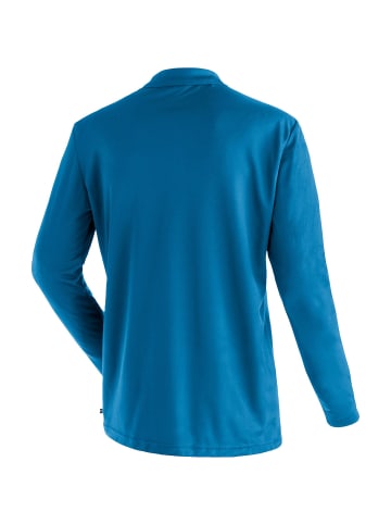 Maier Sports Ulrich L/S He-Polo 1/1 Arm in Blau3047