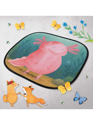 Mr. & Mrs. Panda sonnenschutz Axolotl Glücklich Design ohne Spruch in Weiß