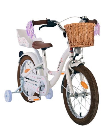 Volare Kinderfahrrad Blossom  16 Zoll in weiß