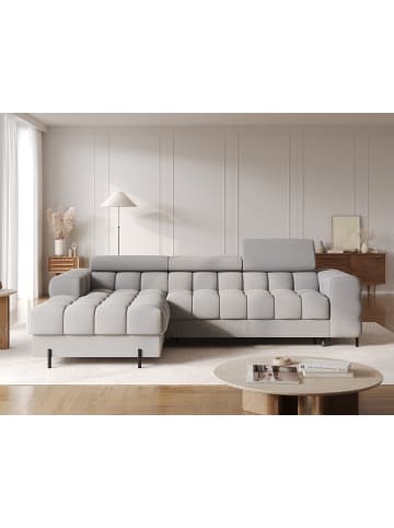 MF Design Fenro Recamiere Links in Grau -  (L) 181 x (B) 285 x (H) 93 cm