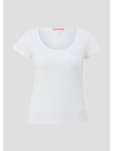 QS T-Shirt in 0100_weiß