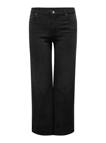 ONLY Carmakoma Jeans mit weitem Bein in Washed Black