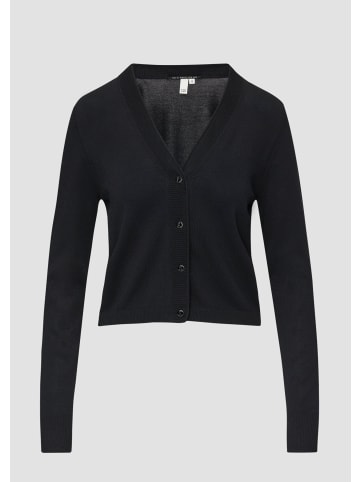 QS Strickjacke in 9999_schwarz