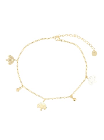 Adeliás Damen Anhänger – Lebensbaumanhänger aus Edelstahl in gold